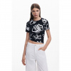 Dámská halenka DESIGUAL 25SWTK26 2000 TS COLORADO 2000 BLACK velikost S