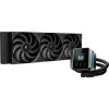 DeepCool MYSTIQUE 360 Procesor Vodné chladenie typu všetko v jednom 12 cm Čierna 1 kusov (R-LX750-BKDSNMP-G-1)