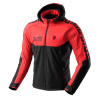 Textilná Bunda Rebelhorn Slash Čierna/Červená Softshell 7XL