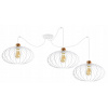 Stropná žiarovka luster pavúk Cora White Copper LED (Stropná žiarovka luster pavúk Cora White Copper LED)