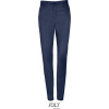 SOL´S JARED / Dámske saténové elastické nohavice - french navy 44