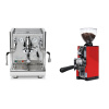 ECM Technika V Profi PID + Eureka Mignon Libra 65 All Purpose, CR ferrari red