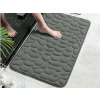 XPOSE® Kúpeľňová predložka s pamäťovou penou ERIS - tmavo sivá 50x80 cm,