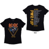 Tričko AC/DC - Angus Triangle PWR-UP EU Tour '24 Čierna M