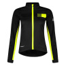Force FROST čierno-fluo dámska softshell cyklobunda - M