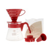 Hario Hario Set V60-02 Plastic Red