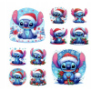 CUKROVÁ TLAČ Opłatek na Tort Vianočná cukrová hmota Stich Stitch #23