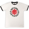 Tričko Red hot chili peppers - Logo Ringer Biela XL