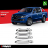 Nerez kryty kľučiek Volkswagen Amarok I - 8 ks
