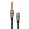 Gembird audio adaptér 6.35 mm (M) na 3.5 mm stereo jack (F),