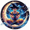 CUKROVÁ TLAČ Jedlý obrázok na tortu GOKU SAIYAN Dragon Ball + POSTAVY MENO 23