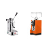 La Pavoni Professional Lusso + Eureka Mignon Specialita, CR orange