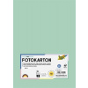Dekoračný kartón, 2 stranný, A4, 300 g, 50 listov, FOLIA, mätovo zelený