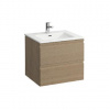 Laufen Pro S - Skrinka s umývadlom, 60x50 cm, farba svetlý dub H8619614791041