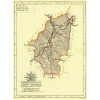 Historická mapa Turčianskej stolice - 1811 Druh potlače: Plagát rozmer 75x102 (papier posterový, 200g, satinovaný) - Reprodukcia dekoračnej historickej mapy na stenu