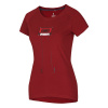 Dámske lezecké tričko Ocún Raglan T Wine Merlot Tape S