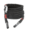 Tréninkové lano ATX LINE Nylon Protection Rope - Délka 10 m, 38 mm, černé