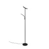 Čierna LED stojacia lampa (výška 178 cm) Specter – Trio