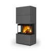 krbová kamna ROMOTOP CARA C keramika steel 58507 - designový akumulační krb