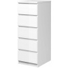 FalcoNabytek Komoda Simplicity 233 bílý lesk