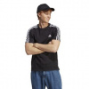 adidas Performance Adidas Essentials Single Jersey 3-Stripes Tee | 4066745455068 | Čierna | S