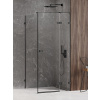 New Trendy Avexa Black sprchovací kút 110x90 cm štvorcová čierna matné/priehľadné sklo EXK-1835