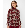 Blúzka Brax dámska 47-8788 VIVI 48 Bordo vzor - 38