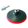 Madalbal Tanier unášací so suchým zipsom, M14, 125mm, adaptér z M14 na valcovú stopku pr.8mm Extol 108530