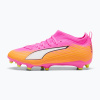 Detské kopačky PUMA Ultra 6 Match FG/AG Jr poison pink/puma wht/sun stream/bright aqua/puma blk