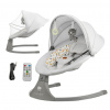 KINDERKRAFT Lehátko pohupujúce s melódiou 2v1 Lumi, do 9 kg, Premium Light Grey Variant: KINDERKRAFT Lehátko pohupujúce s melódiou 2v1 Lumi, do 9 kg, Premium Light Grey