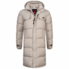 HÖHENHORN HÖHENHORN Pánsky teplý páperový zimný kabát HOHENHORN Bannalp Farba: Béžová, Veľkosť: L 100 % POLYAMID