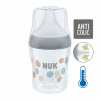 Dojčenská fľaša NUK Perfect Match Temperature Control 150 ml sivá