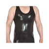 Tielko pánske latexové, latex vest Čierna XL