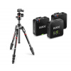 Manfrotto Befree Advanced Carbon MKBFRTC4-BH + RODE bezdrátový set Wireless GO Gen 3 Black