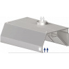 Trapézová nástěnná digestoř 2600x800x450 mm | STALGAST, 9820708260 inox