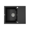 Laveo CHICHI granitový drez 58 x 48 cm, čierny SBH_713Y