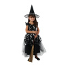 Dětský kostým netopýrka čarodějnice/Halloween (M) EKO