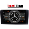 TomiMax Mercedes ML Android 14 autorádio s WIFI, GPS, USB, BT HW výbava: 8 Core 8GB+256GB HIGH