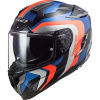 LS2 Helmets LS2 FF327 CHALLENGER GALACTIC GL.BLUE FL.ORANGE - XS