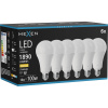Mexen Nova 6x LED žiarovka E27, A70, 18W, Teplá - 3000K, 1890 lm - L100-E27-1830-01x06