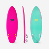 DECATHLON Penová doska shortboard 500 Soft RAD 5'6 v limitovanej edícii ViVi ružová