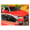 Deflektory - protiprievanové plexi Audi A1 3D 2010 - 2018