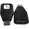 Techly IADAP-USB30-CMAFTY káblová redukcia USB A USB C Čierna (IADAP-USB30-CMAFTY)