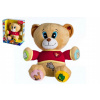 Teddies Medvěd Tedík česky mluvící plyš 30cm na baterie 25x30cm v krabici 12m+