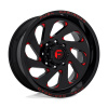 Fuel D638 VORTEX disk 20x10 5x127 78.1 ET-18, Gloss black
