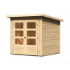 drevený domček KARIBU STOCKACH 2 (77873) natur LG3513
