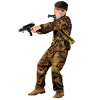 Maskáče - vojak detský kostým - 128 cm / 5-7 let