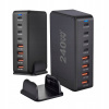 RÝCHLONABÍJAČKA GAN 240W PD 4X USB C 4X QC 3.0 PRE NOTEBOOK IPHONE 100W MAC