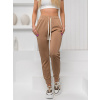 Hnedé dámske teplákové jogger nohavice Bolf W7803