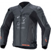 Alpinestars Kožená bunda na motorku Alpinestars GP Plus R V4 Rideknit s perforáciou, čierna, 48